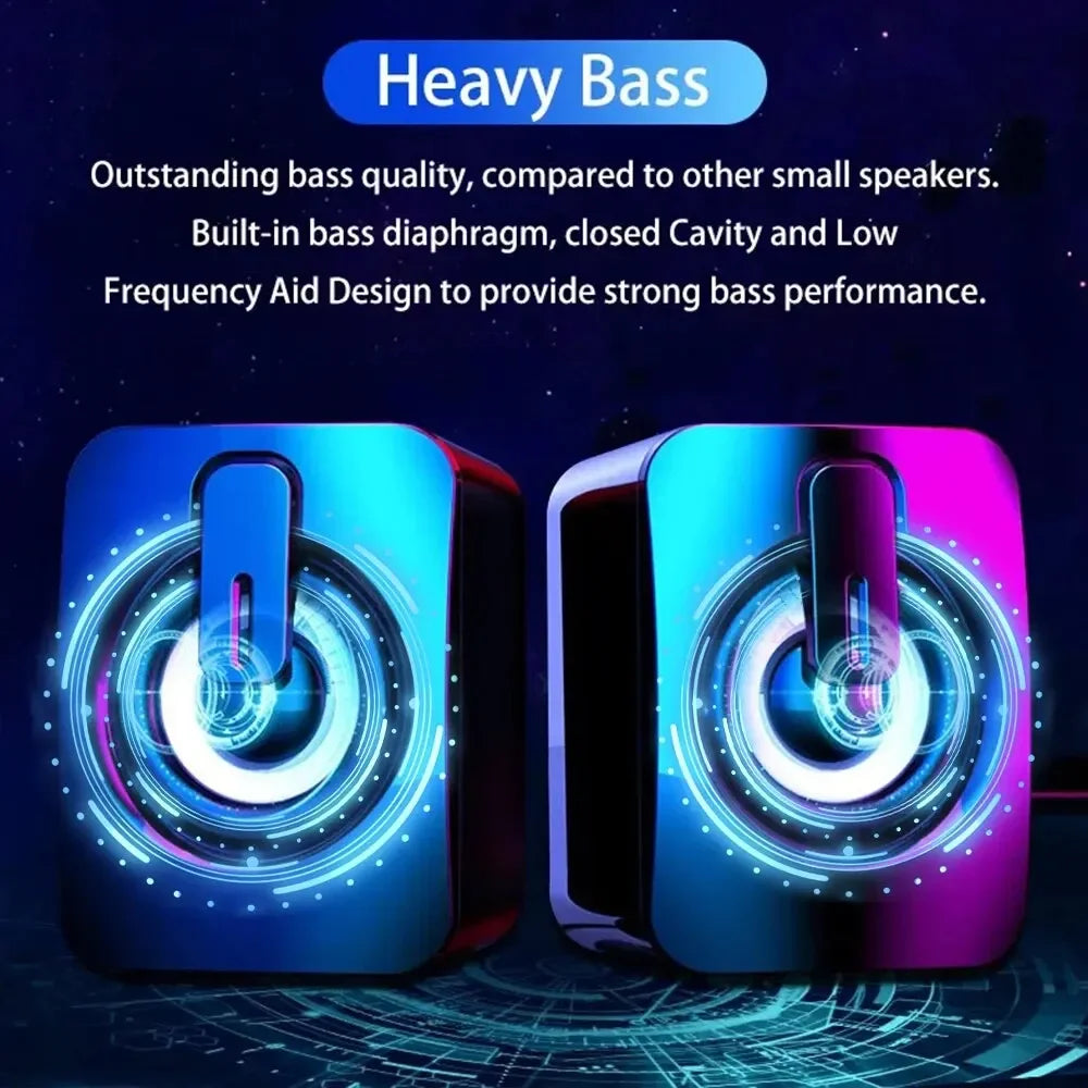 HIFI PC Sound Box LED
