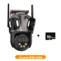 WiFi IP Camera Triple Screen