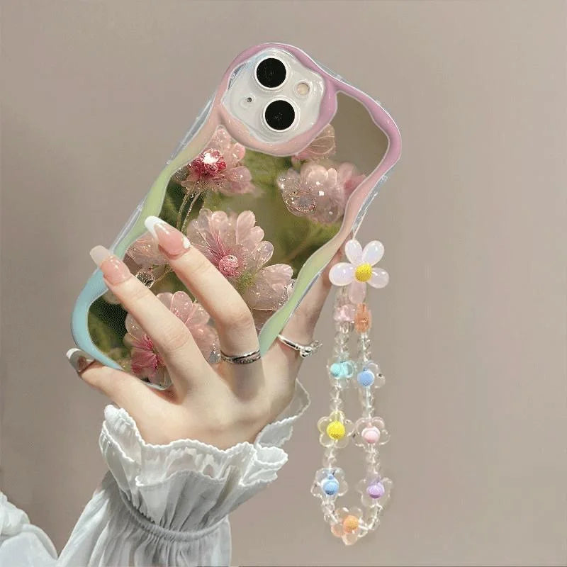 Flower Bracelet Wrist Chain Case
