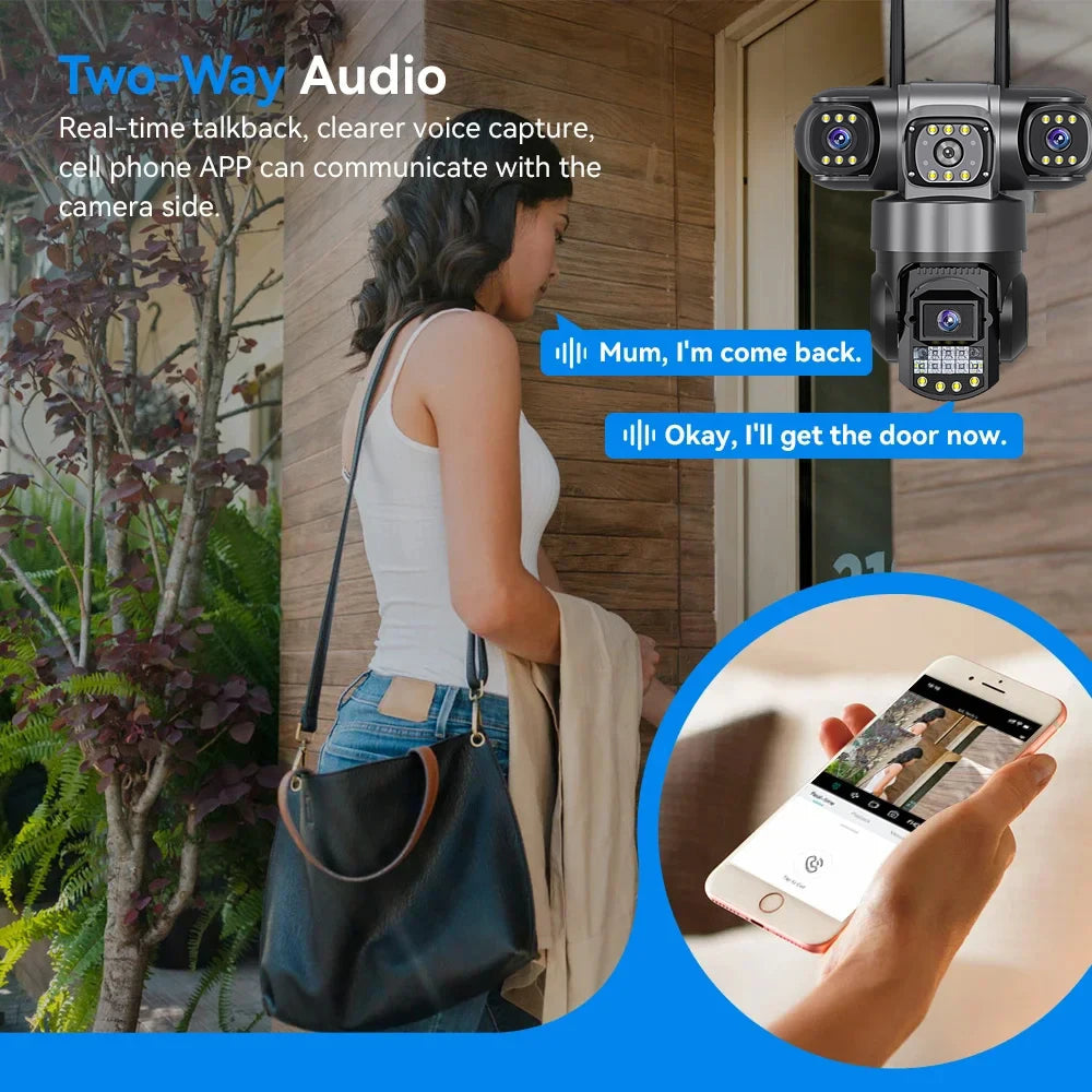 V380 Pro 6K Triple Lens Camera