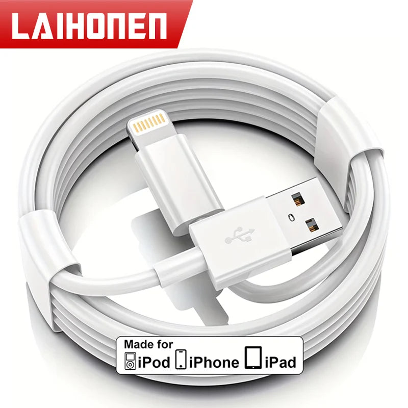 3pcs 1pc for iPhone charger cable lightning data cable original  MFi certified USB A charging cable suitable for iPhone 13 12 1
