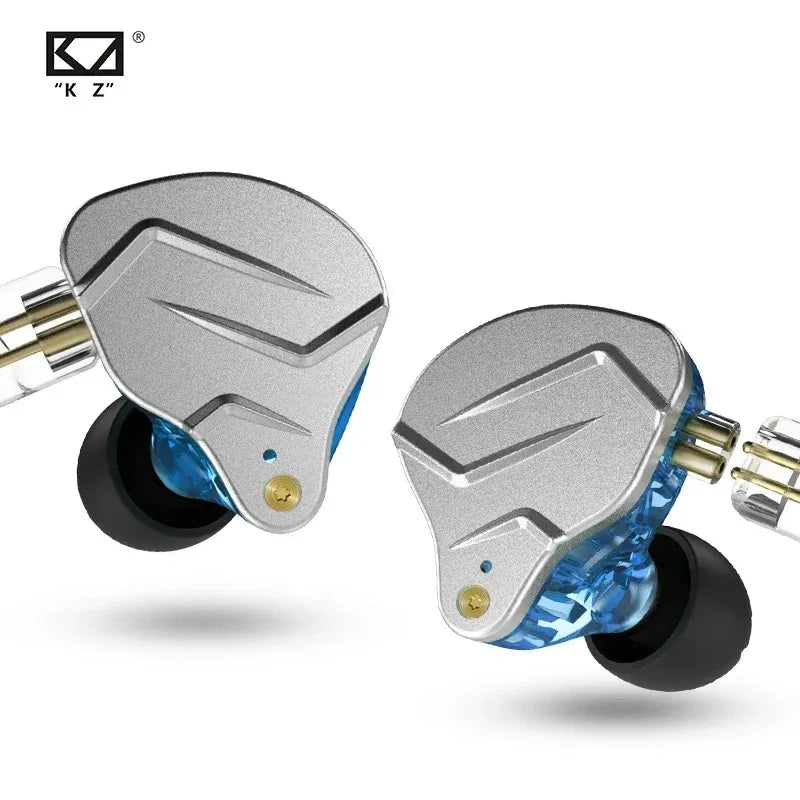 KZ ZSN PRO 1BA 1DD Hybrid Drive In Ear Earphones HIFI Metal Bass Earbud Sport Music Headset Replaceable