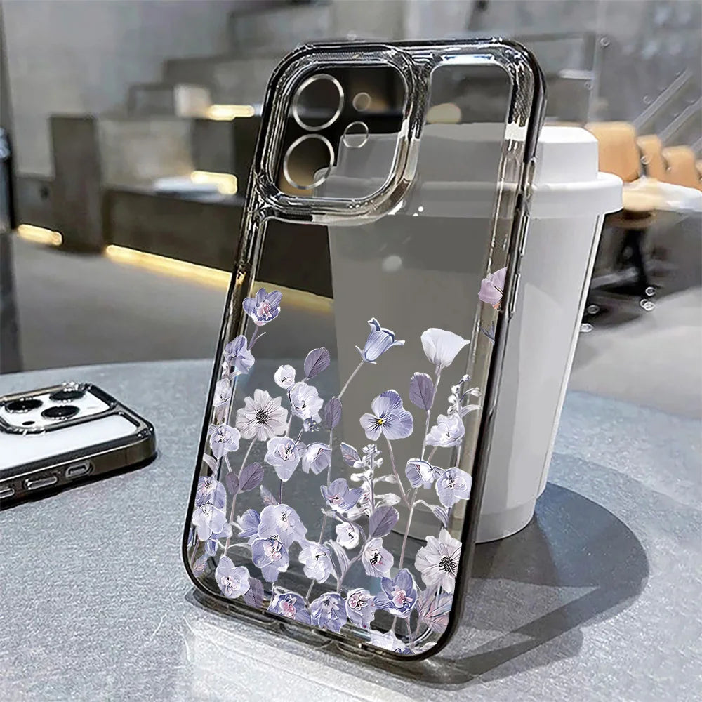 Flower Transparent Silicone Case