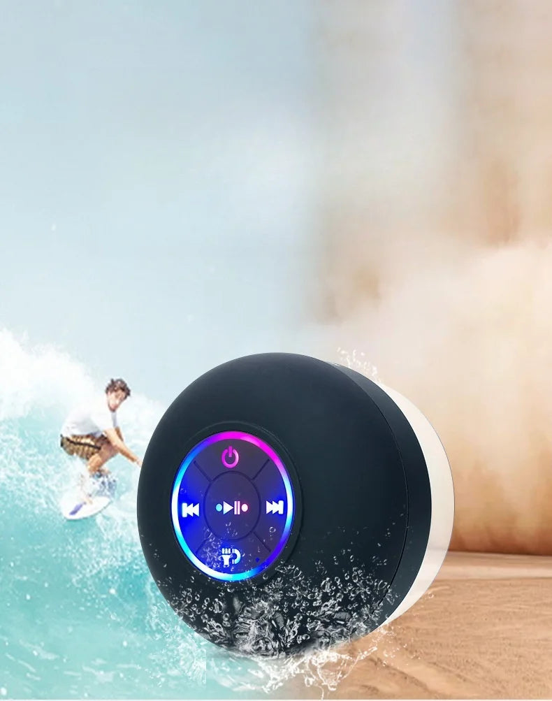 Waterproof LED Bluetooth Speaker