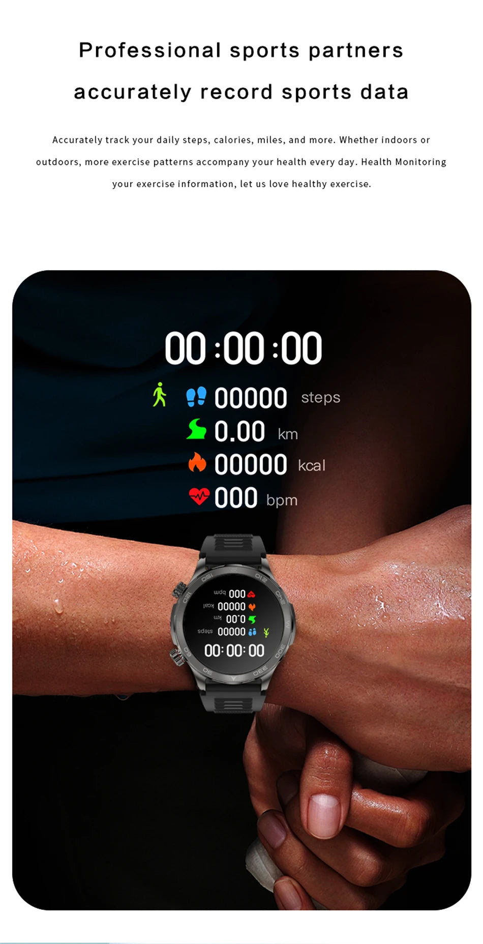 GPS Smart Watch AMOLED Screen